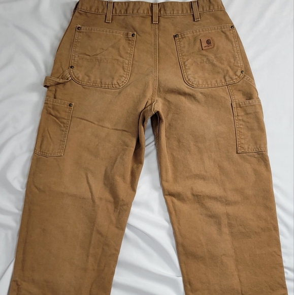 Carhartt Men's Tan Work Pants Size 34X32 - Picture 10 of 13